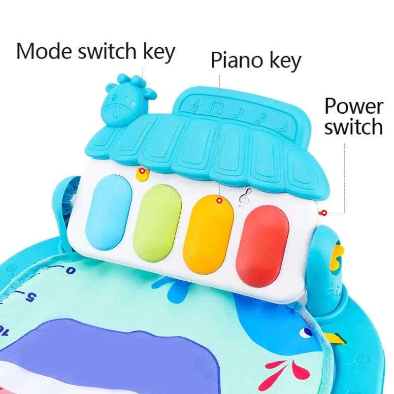 Baby Play Gym with Music Piano and Activity Toys-21