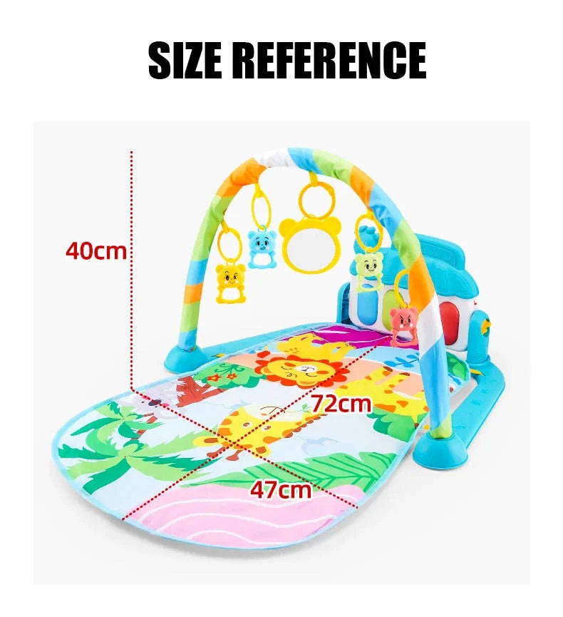 Baby Play Gym with Music Piano and Activity Toys-21