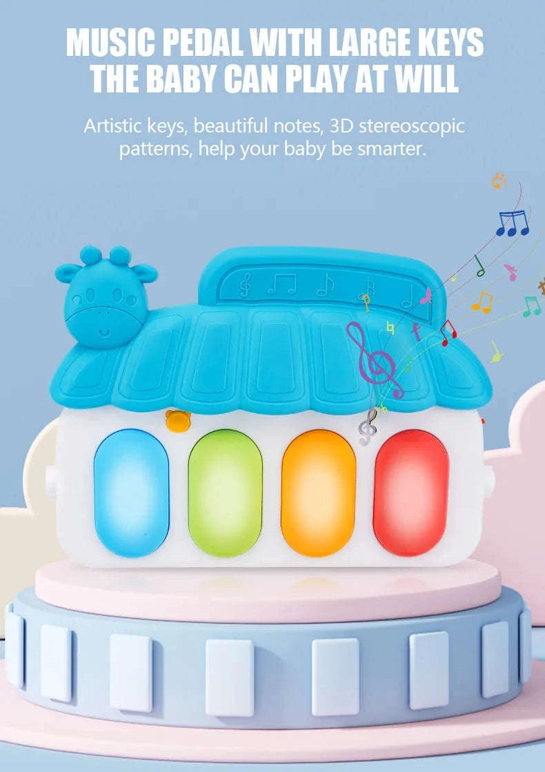 Baby Play Gym with Music Piano and Activity Toys-21