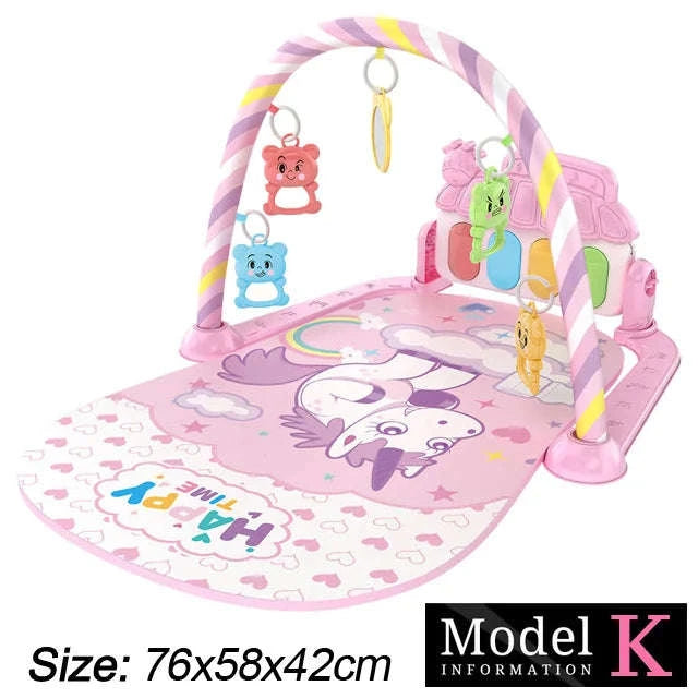 Baby Play Gym with Music Piano and Activity Toys-21