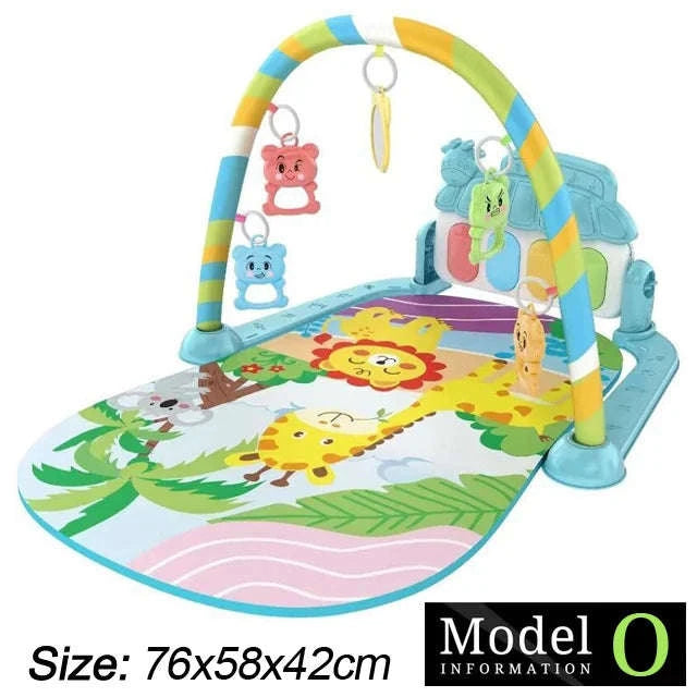 Baby Play Gym with Music Piano and Activity Toys-21