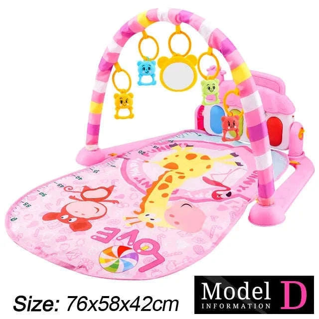Baby Play Gym with Music Piano and Activity Toys-21