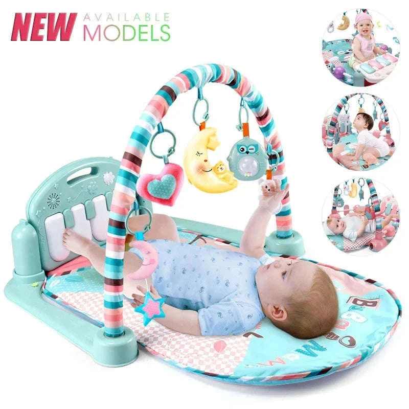 Baby Play Gym with Music Piano and Activity Toys-21
