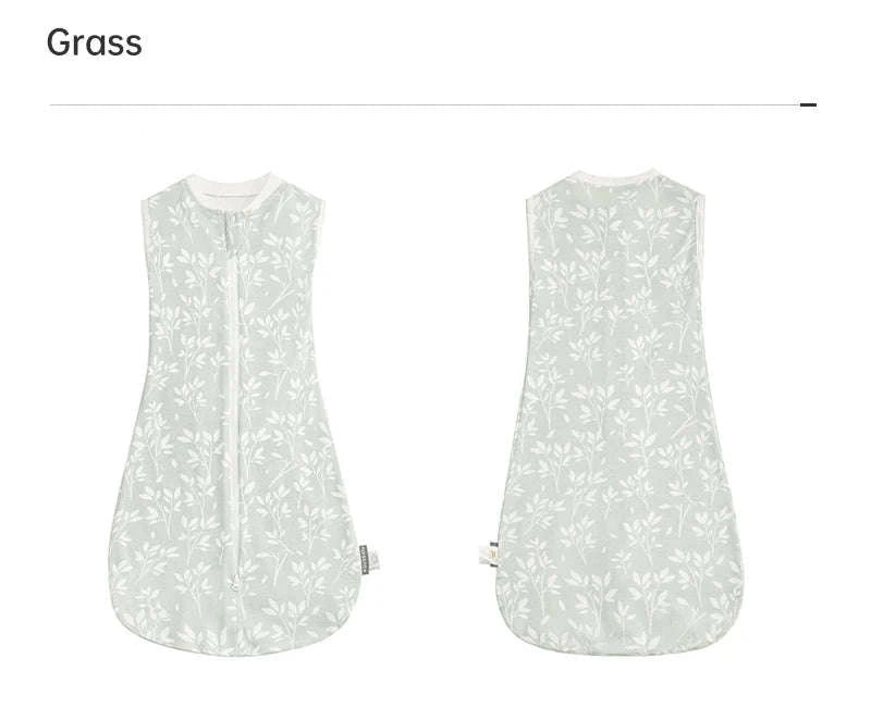 Baby Sleeping Bag Newborn Swaddle Thin Cotton Sack-dandelion / 65cm(3-6M)