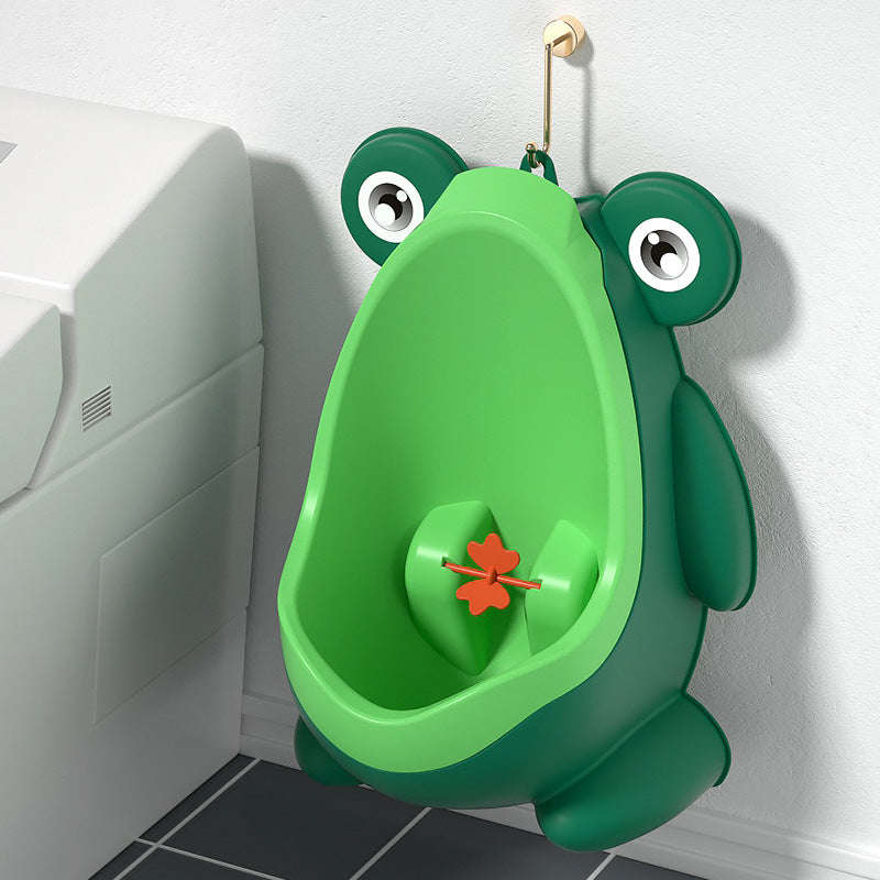 Baby Standing Potty Frog-Shaped Wall-Mounted Training Urinal-Blue