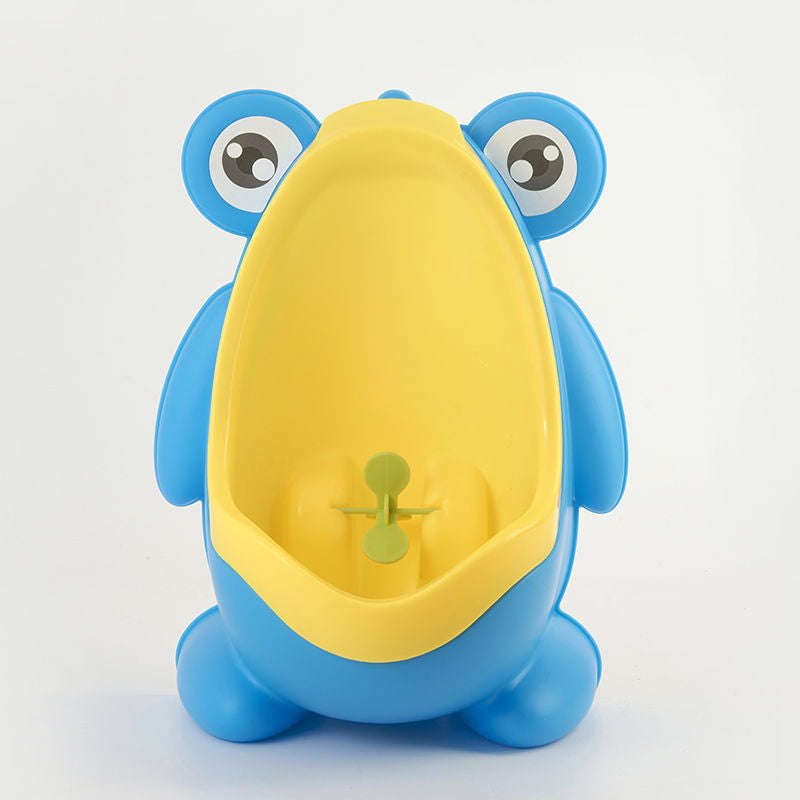 Baby Standing Potty Frog-Shaped Wall-Mounted Training Urinal-Blue