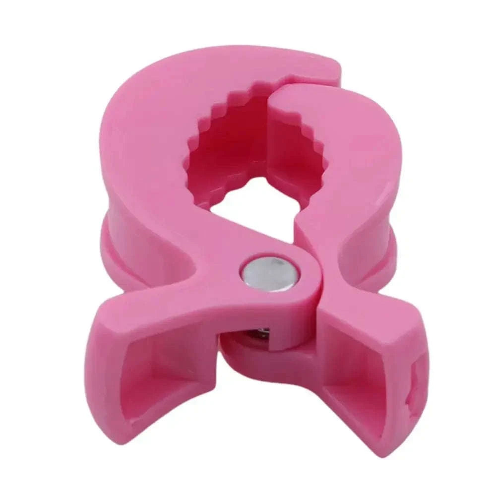 Baby Stroller Hook Clips Set-Pink-2Pcs
