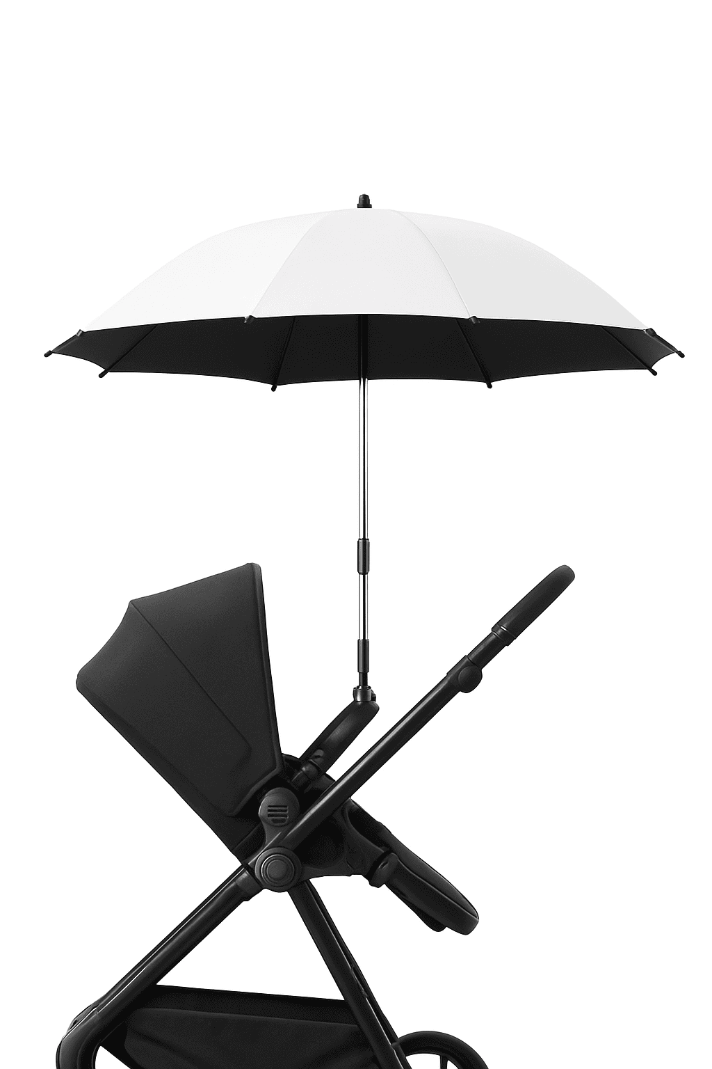 Baby Stroller Umbrella with UV Protection and Adjustable Shade-ys pink