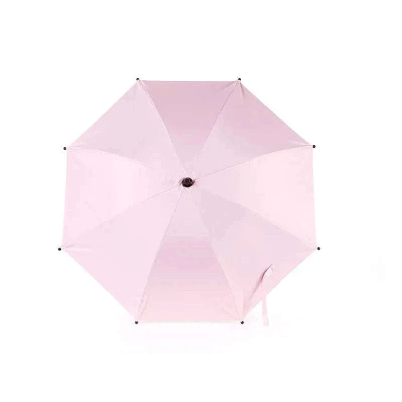 Baby Stroller Umbrella with UV Protection and Adjustable Shade-ys pink