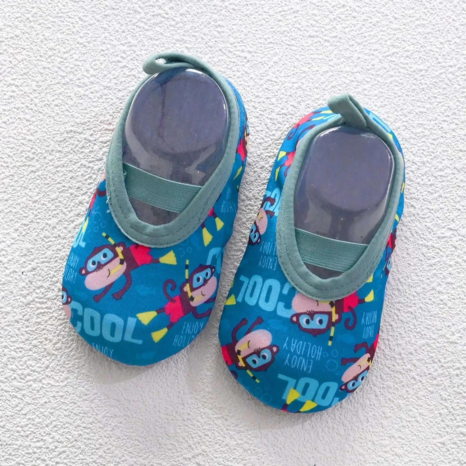 Baby & Toddler Water Shoes Aqua Socks-F12956LBL / 6-12 Months