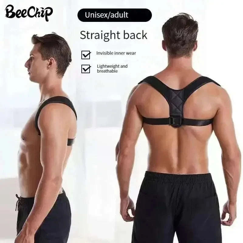Back Posture Correction Belt for Daily Support and Alignment-United States / black