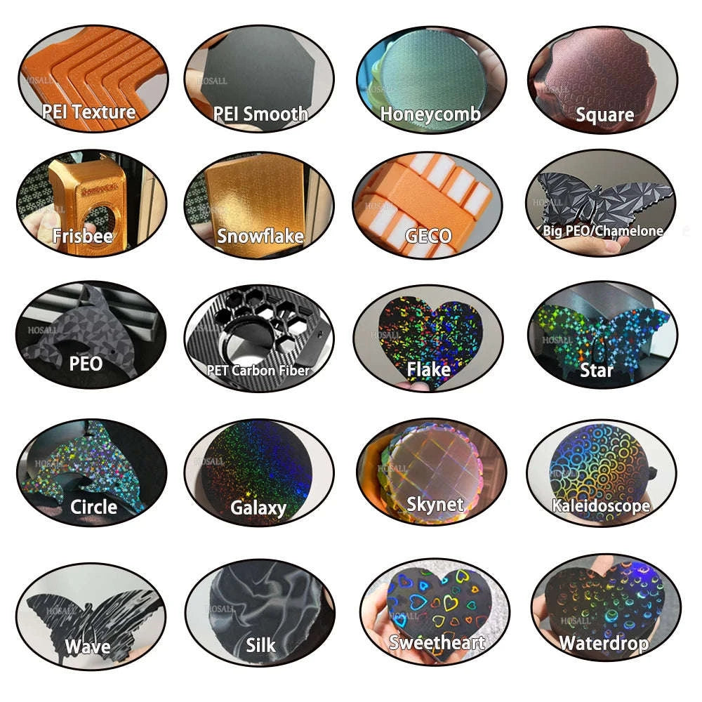 BambuLab 257×257 mm Double-Sided Spring Steel Build Plate-PEOPET