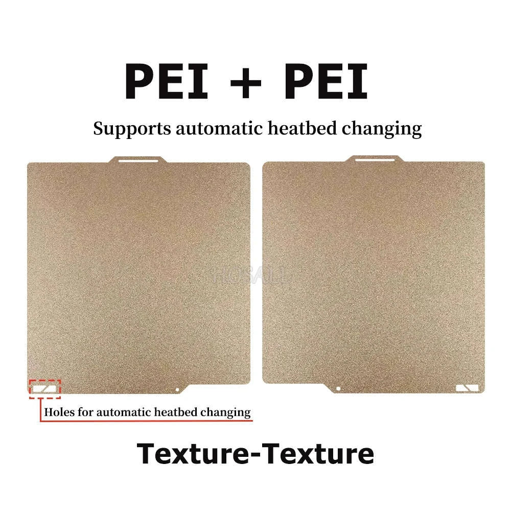 BambuLab 257×257 mm Double-Sided Spring Steel Build Plate-PEOPET