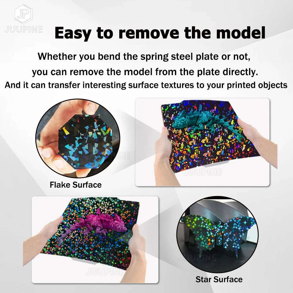 BambuLab 257×257 mm Double-Sided Spring Steel Build Plate-PEOPET