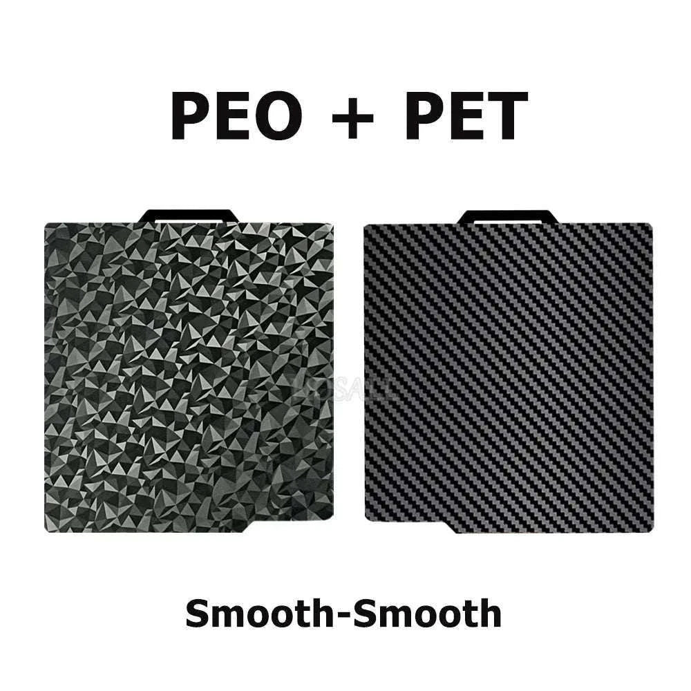 BambuLab 257×257mm Double-Sided PEI Spring Steel Build Plate-PEOPET