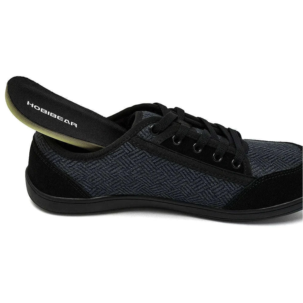 Barefoot Shoes Wide Toe Zero Drop Casual Sneakers-Gray / 41