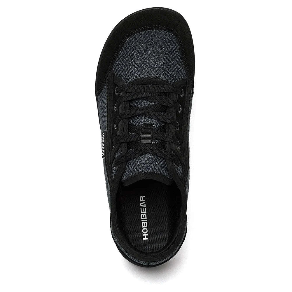 Barefoot Shoes Wide Toe Zero Drop Casual Sneakers-Gray / 41