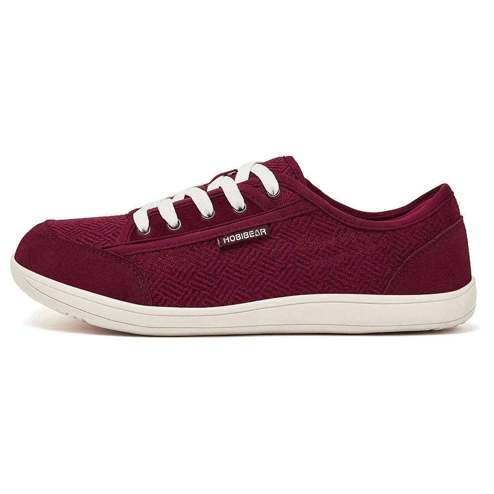 Barefoot Shoes Wide Toe Zero Drop Casual Sneakers-Gray / 41