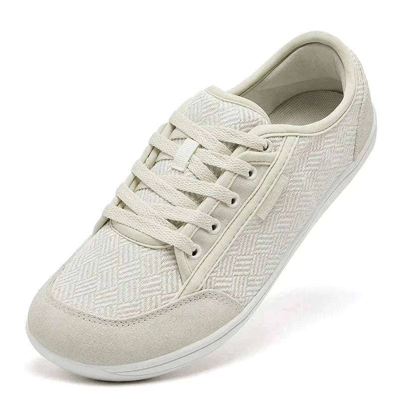 Barefoot Shoes Wide Toe Zero Drop Casual Sneakers-Gray / 41