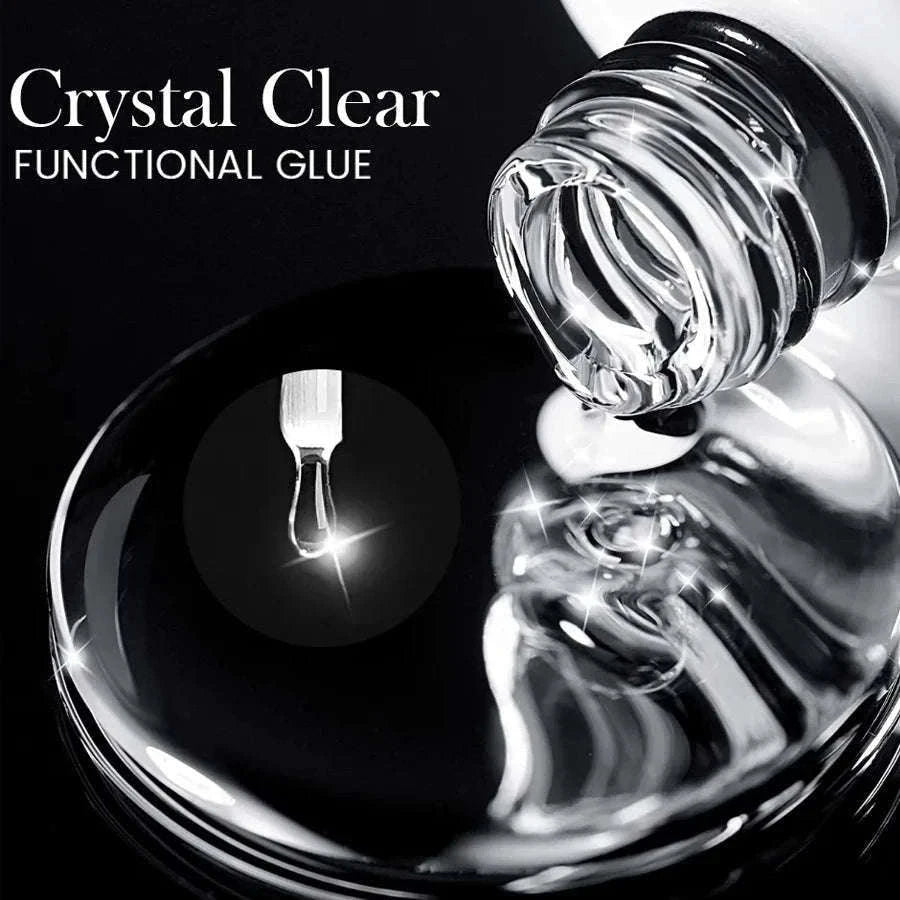 Base Coat & Top Coat Nail Reinforcement Gel for Lasting Shine-2set Base Coat