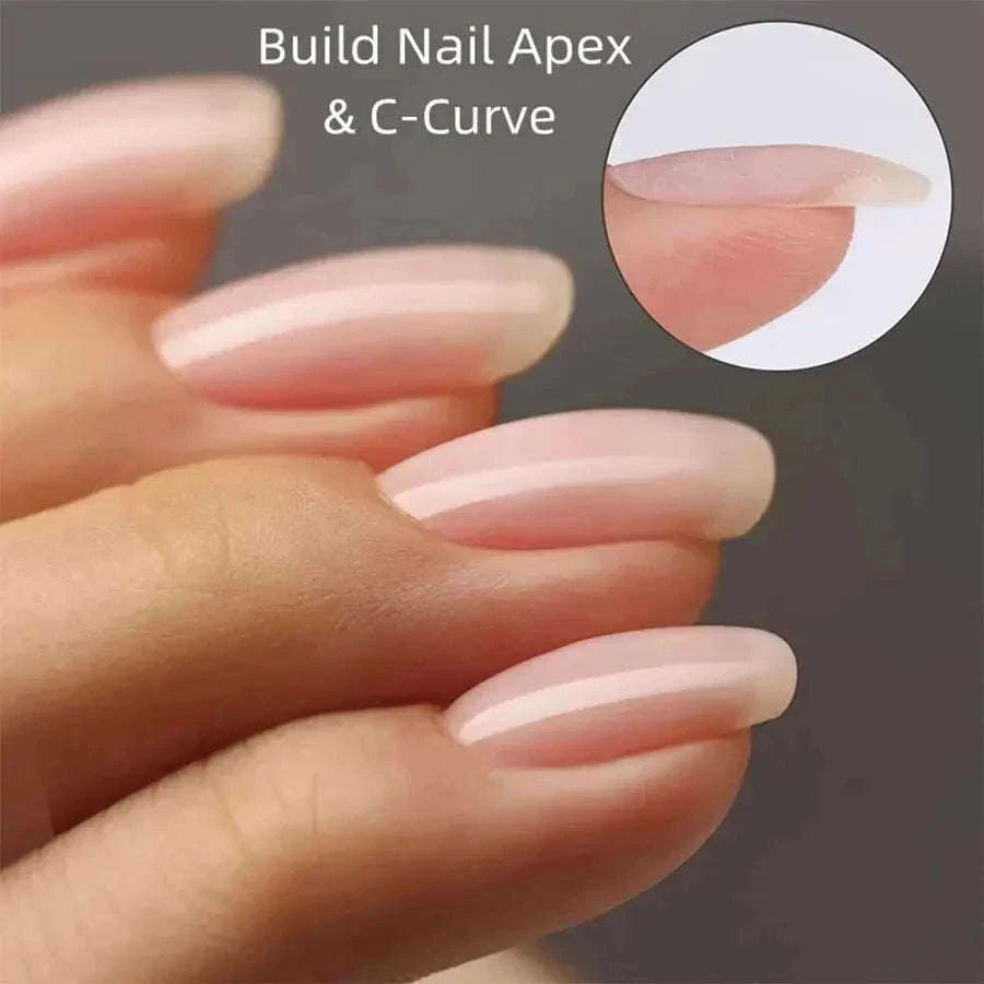 Base Coat & Top Coat Nail Reinforcement Gel for Lasting Shine-2set Base Coat