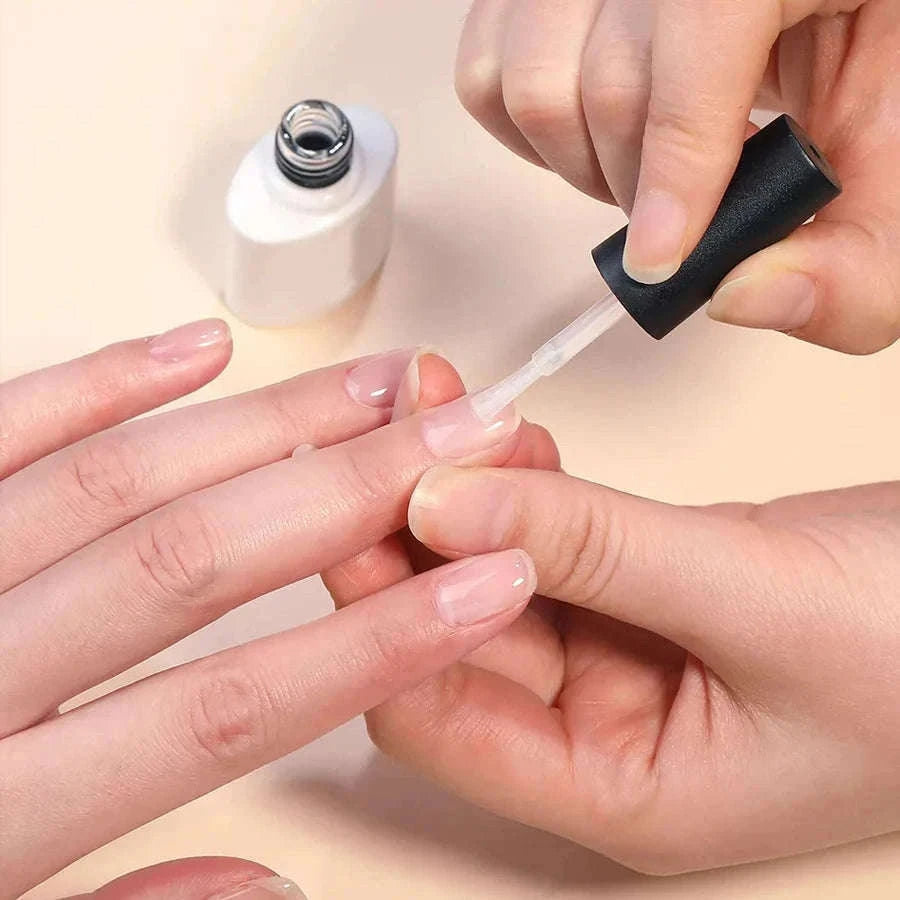 Base Coat & Top Coat Nail Reinforcement Gel for Lasting Shine-2set Base Coat