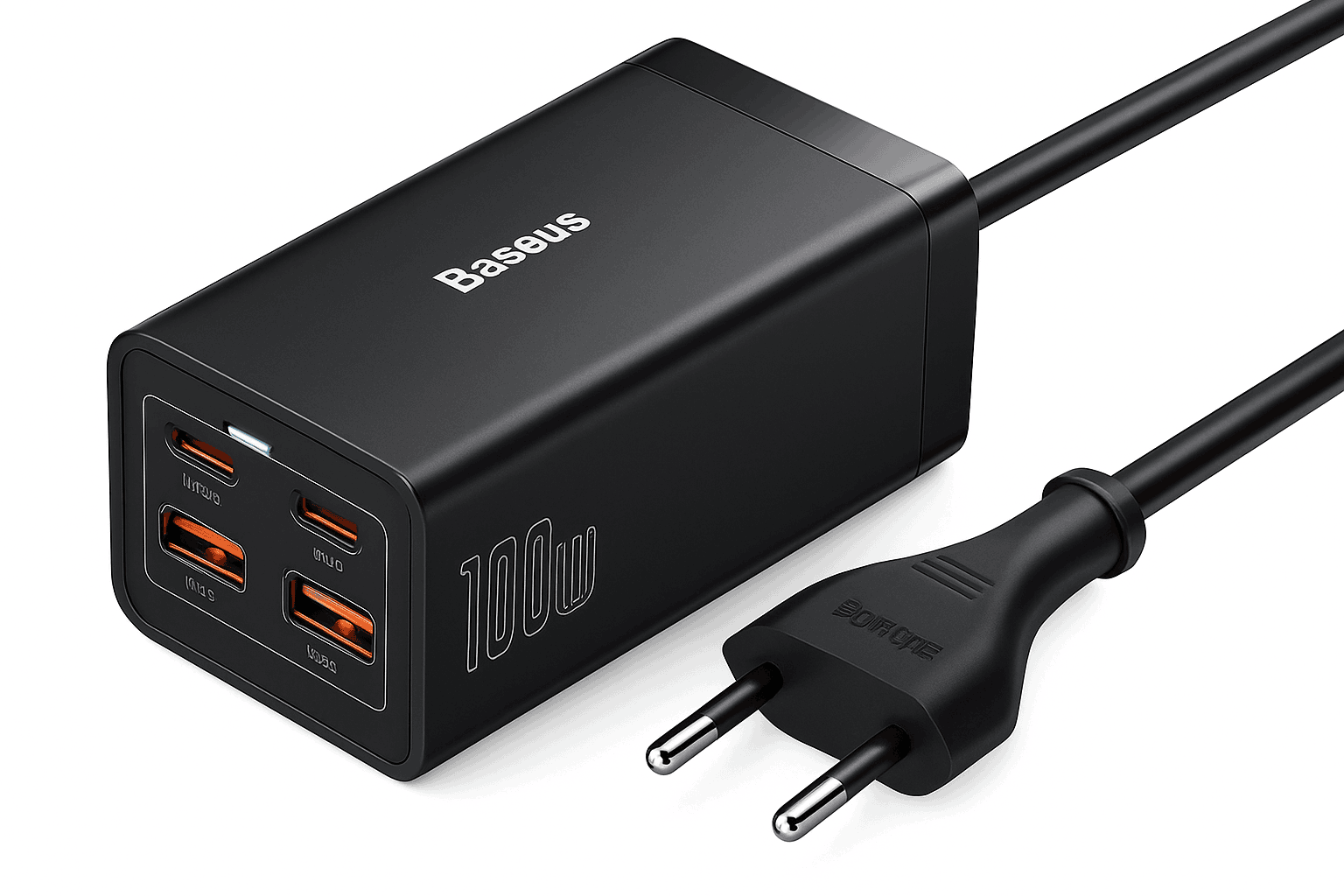 Baseus 100W GaN3 Four-Port Desktop Charger with 1.5m Cable-65W EU Plug