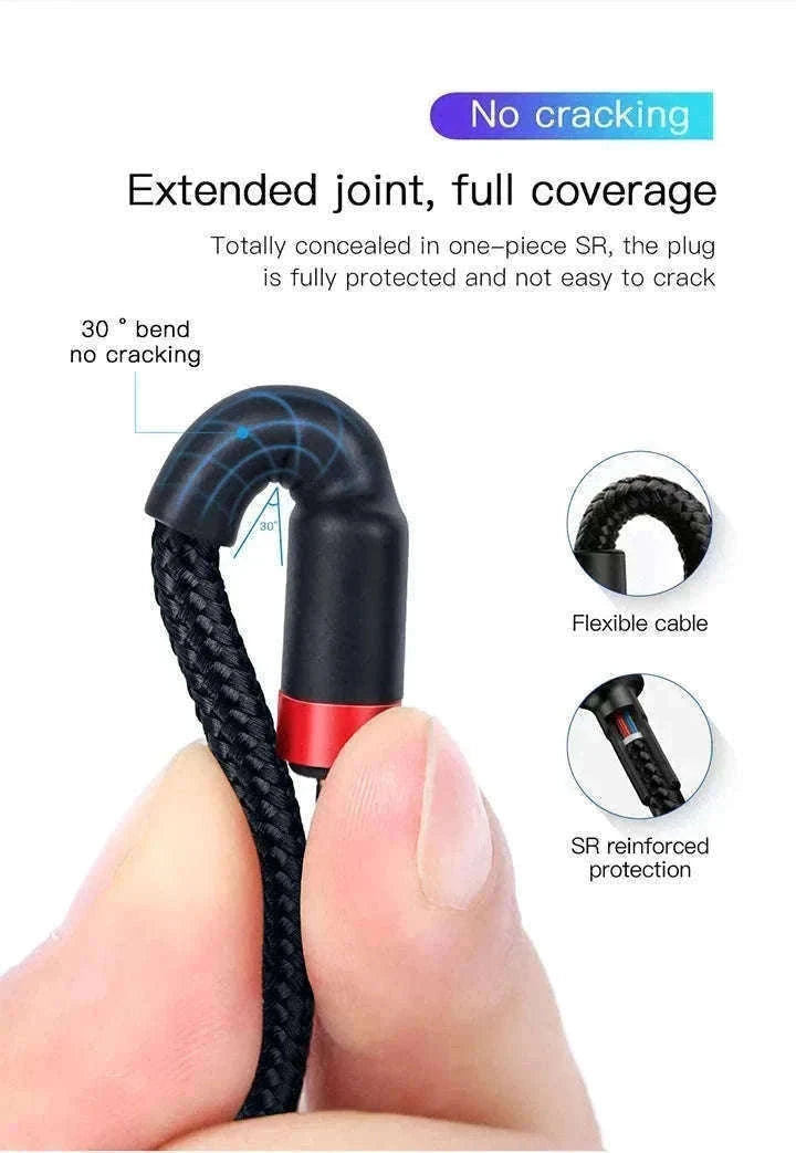 Baseus 100W USB-C to USB-C Fast Charging Cable-100W Red Black / 1m