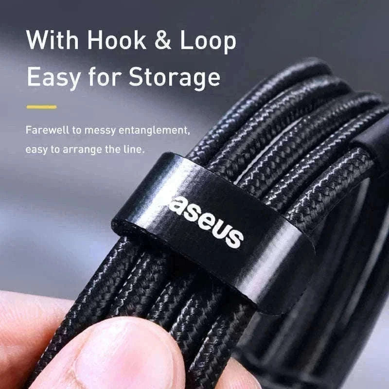 Baseus 100W USB-C to USB-C Fast Charging Cable-100W Red Black / 1m