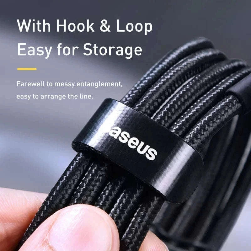 Baseus 100W USB-C to USB-C Fast Charging Cable-100W Red Black / 1m