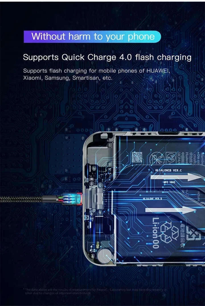 Baseus 100W USB-C to USB-C Fast Charging Cable-100W Red Black / 1m