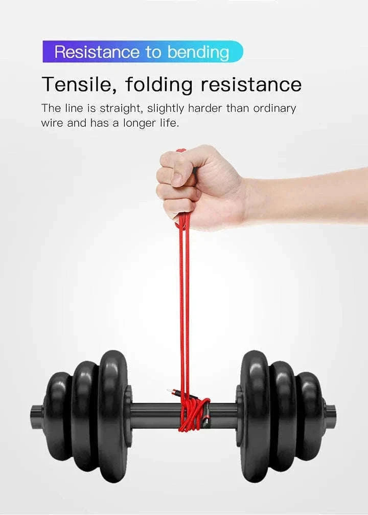 Baseus 100W USB-C to USB-C Fast Charging Cable-100W Red Black / 1m