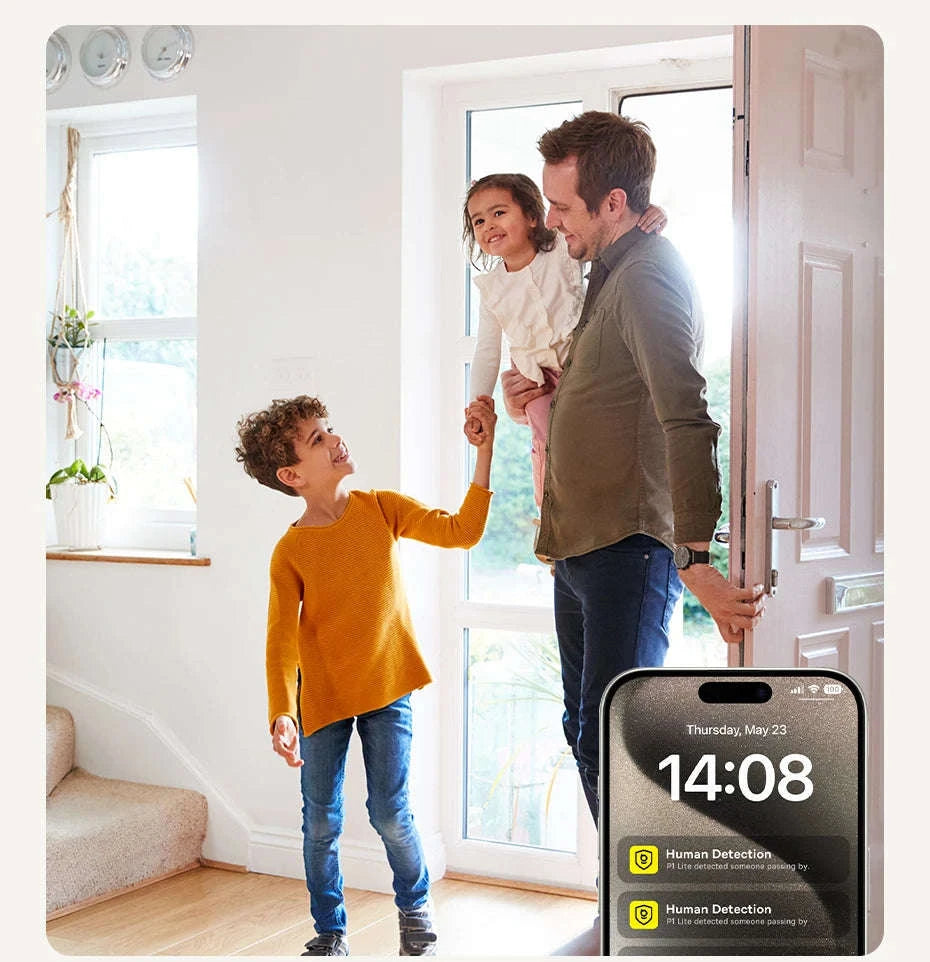 Baseus 3MP 2K Pan & Tilt Home Security Camera-UK Plug