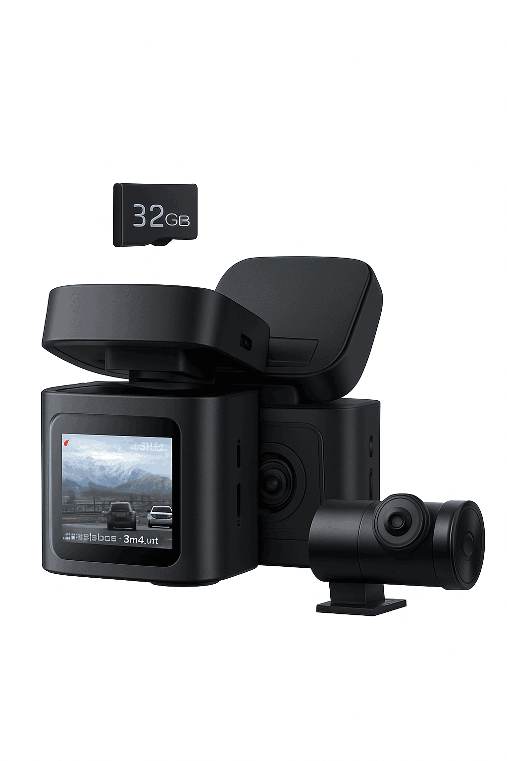 Baseus 4K Front and Rear Dash Cam with STARVIS Night Vision-Front n Rear / 32G / United States