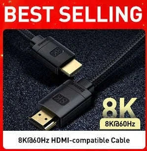 Baseus 8K HDMI Cable for Sharp, Smooth Display Performance-4K HD Cable / 2m