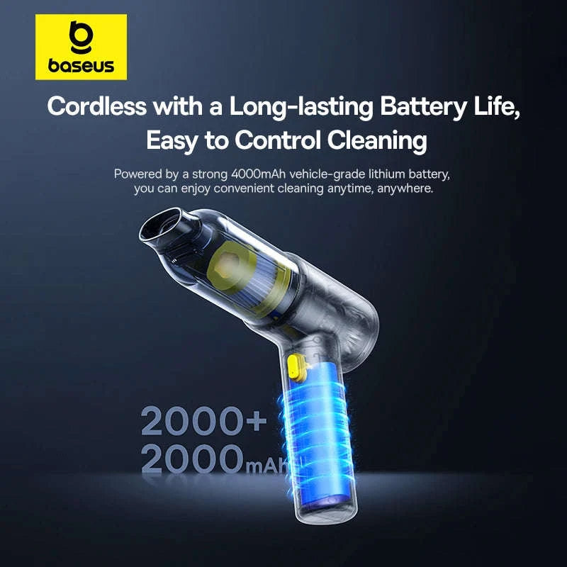 Baseus AT 4-in-1 Car Vacuum Cleaner-Black