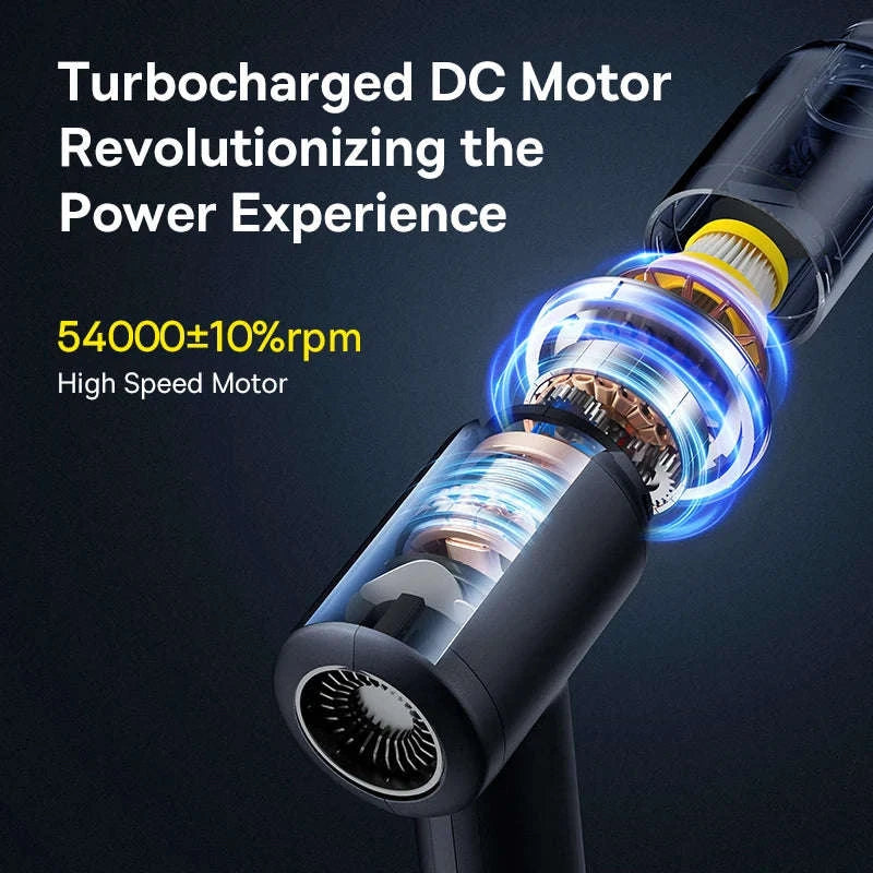 Baseus AT 4-in-1 Car Vacuum Cleaner-Black