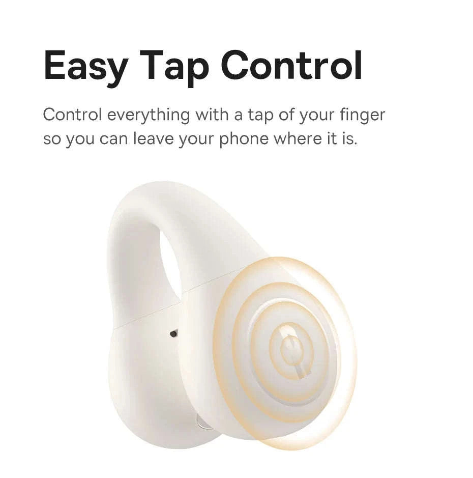 Baseus Bass 15 Clip Open Ear Earphones-White