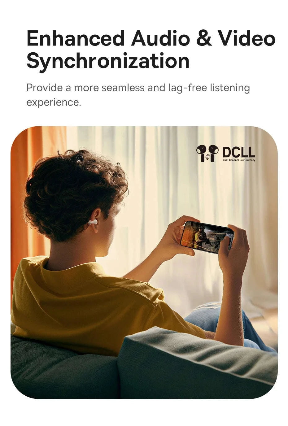 Baseus Bass 15 Clip Open Ear Earphones-White