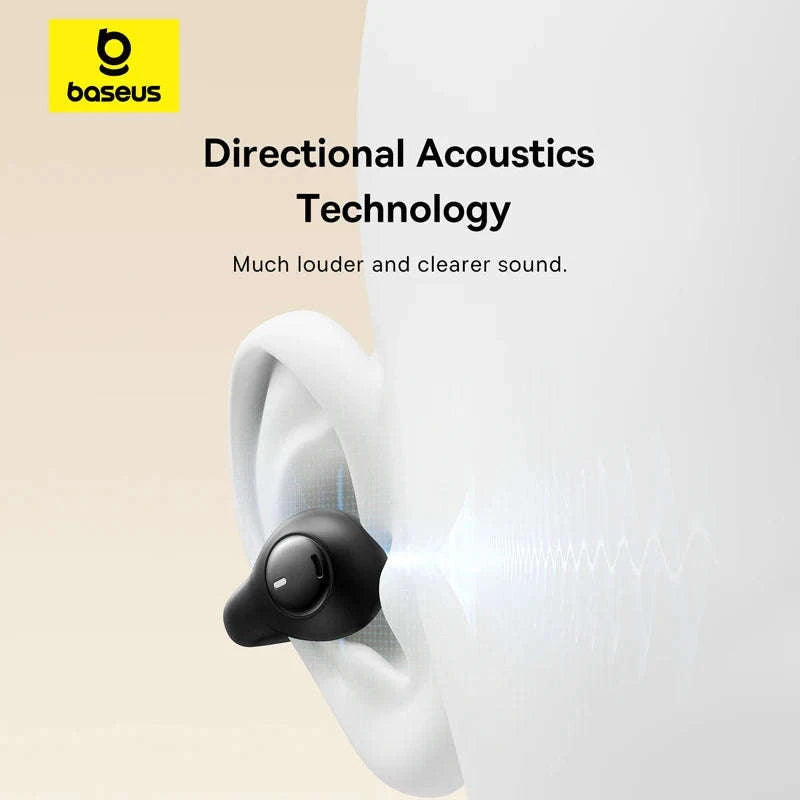 Baseus Bass 15 Clip Open Ear Earphones-White