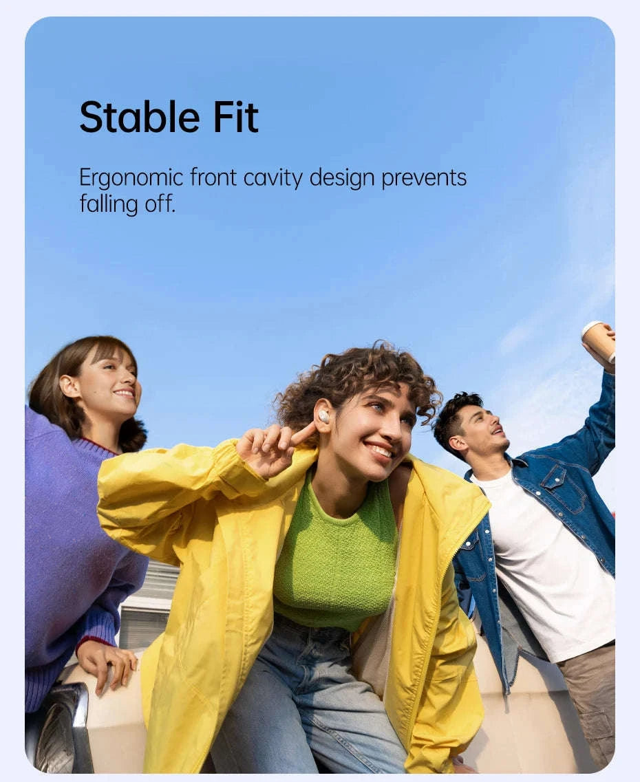 Baseus Bass BD1 Wireless Earphones Bluetooth 5.4 Mini Sports Earbuds-Cosmic Black