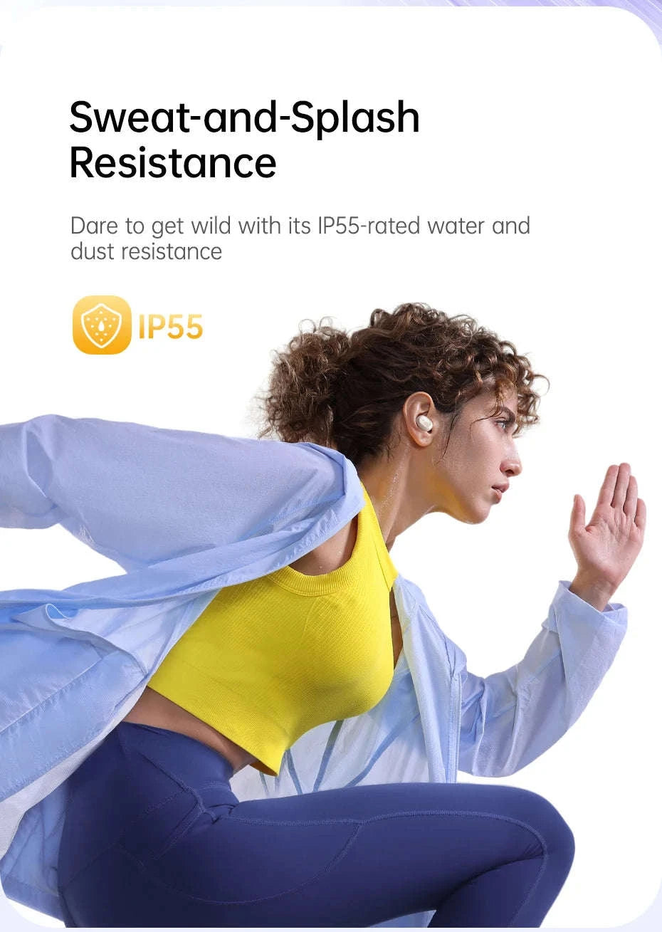 Baseus Bass BD1 Wireless Earphones Bluetooth 5.4 Mini Sports Earbuds-Cosmic Black