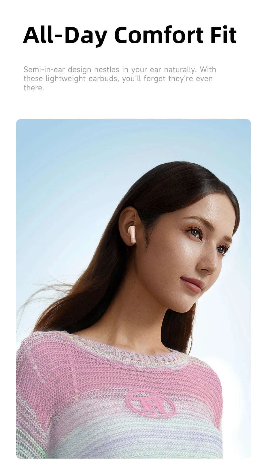 Baseus Bass BS2 Lite True Wireless Earbuds-Moon White