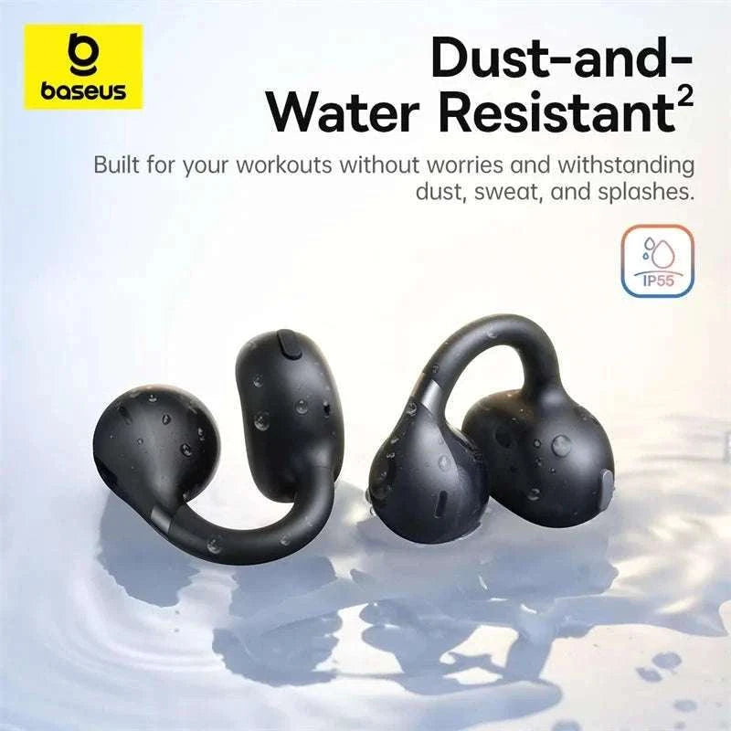 Baseus BC1 Open Ear Wireless Ear Clip Earbuds-Black