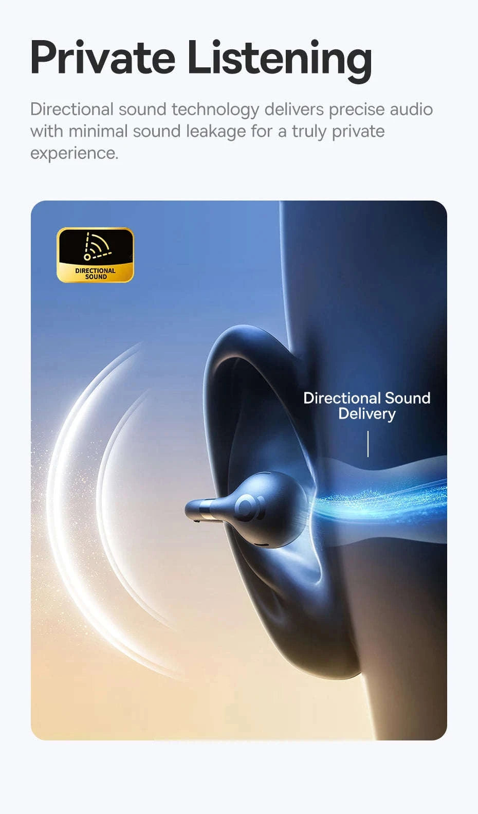 Baseus BC1 Open Ear Wireless Ear Clip Earbuds-Black