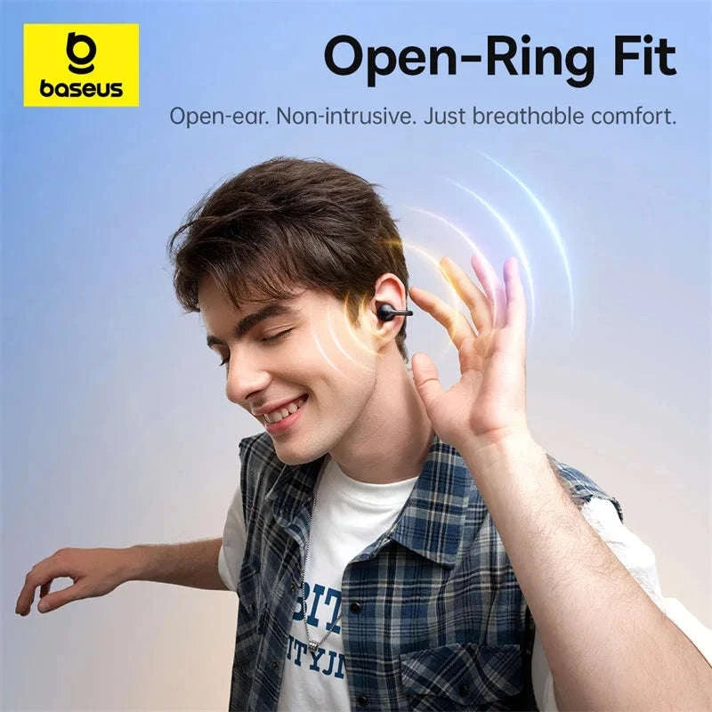 Baseus BC1 Open Ear Wireless Ear Clip Earbuds-Black