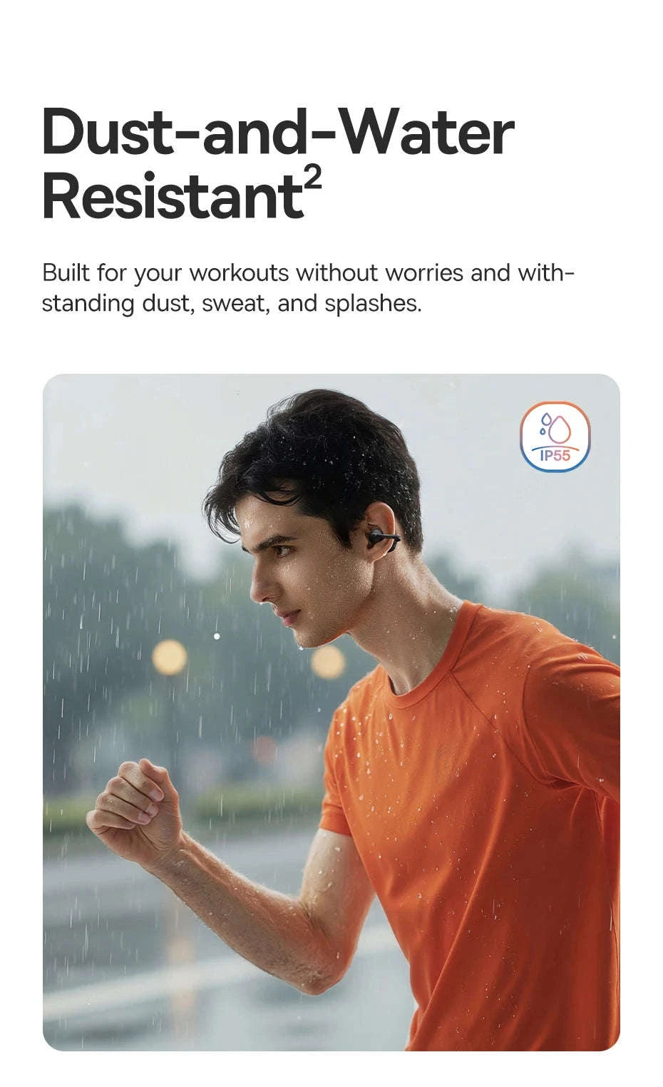 Baseus BC1 Open Ear Wireless Ear Clip Earbuds-Black