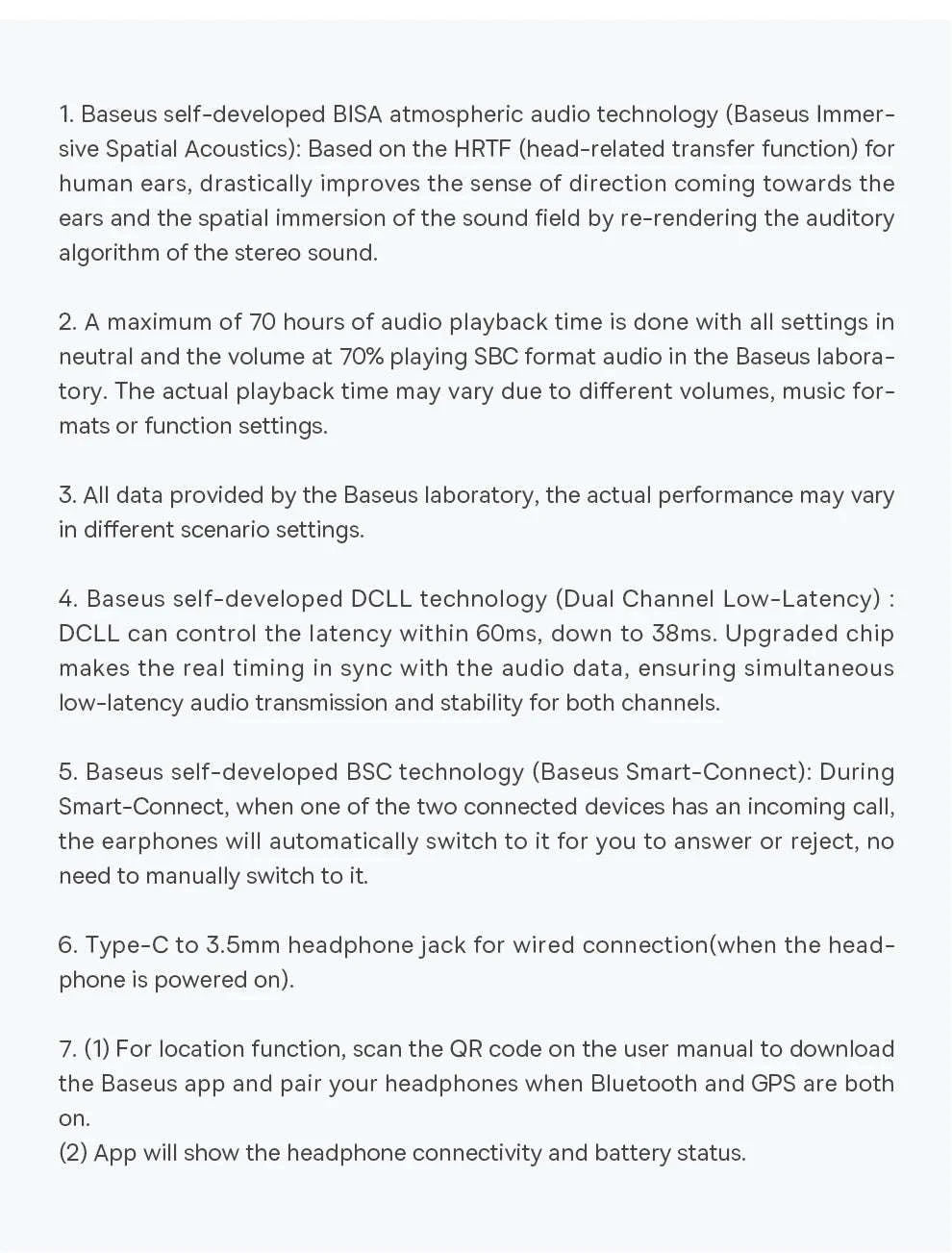 Baseus Bowie D05 Wireless Headphones-Black