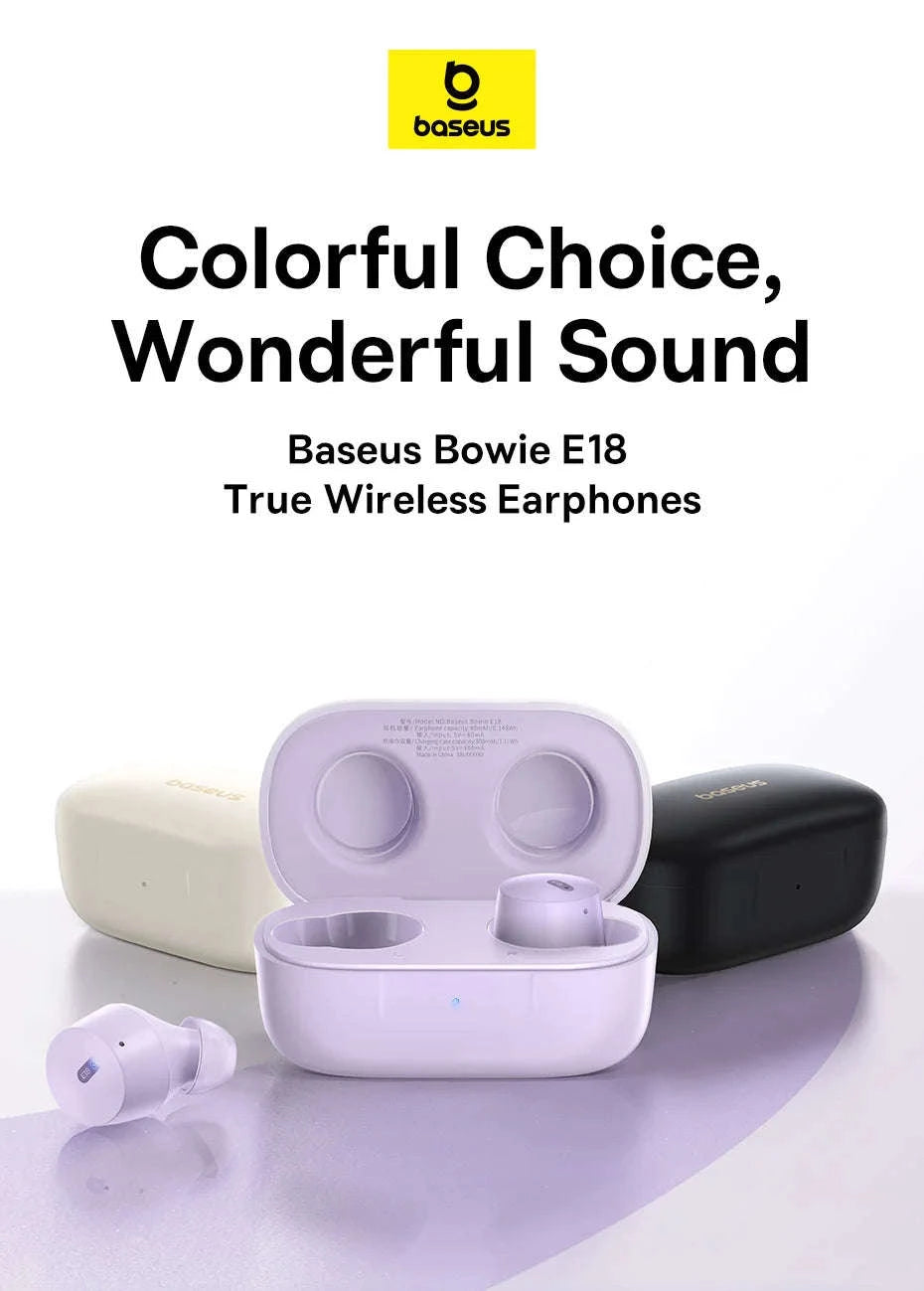 Baseus Bowie E18 True Wireless Earbuds-Default Title