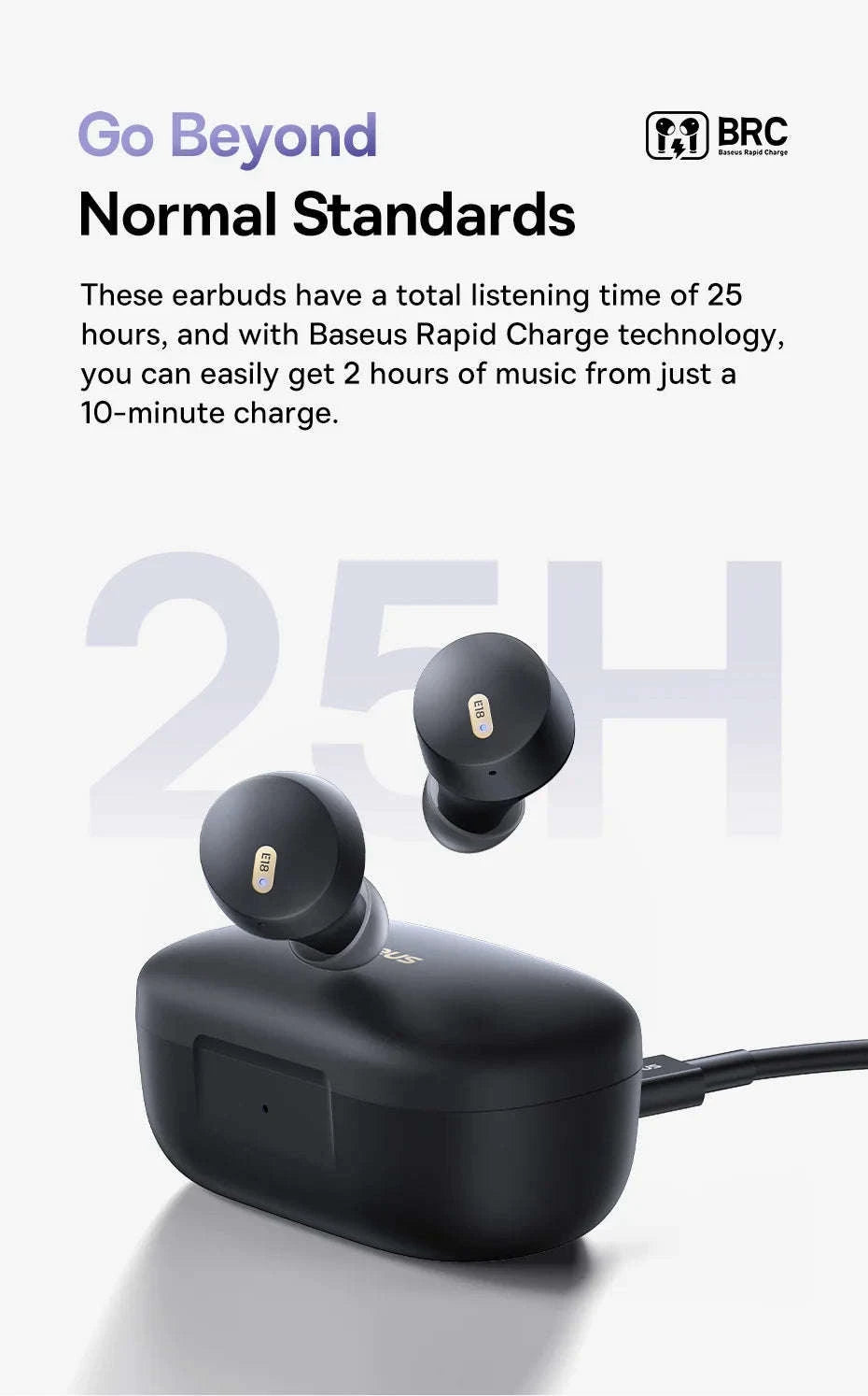Baseus Bowie E18 True Wireless Earbuds-Default Title